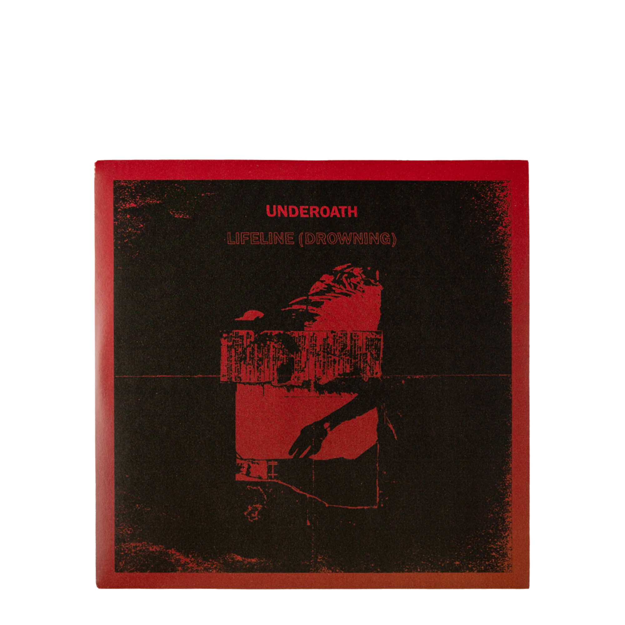 [Underoath] Lifeline/Let Go 7" - Crystal Clear w/Red - Image 3