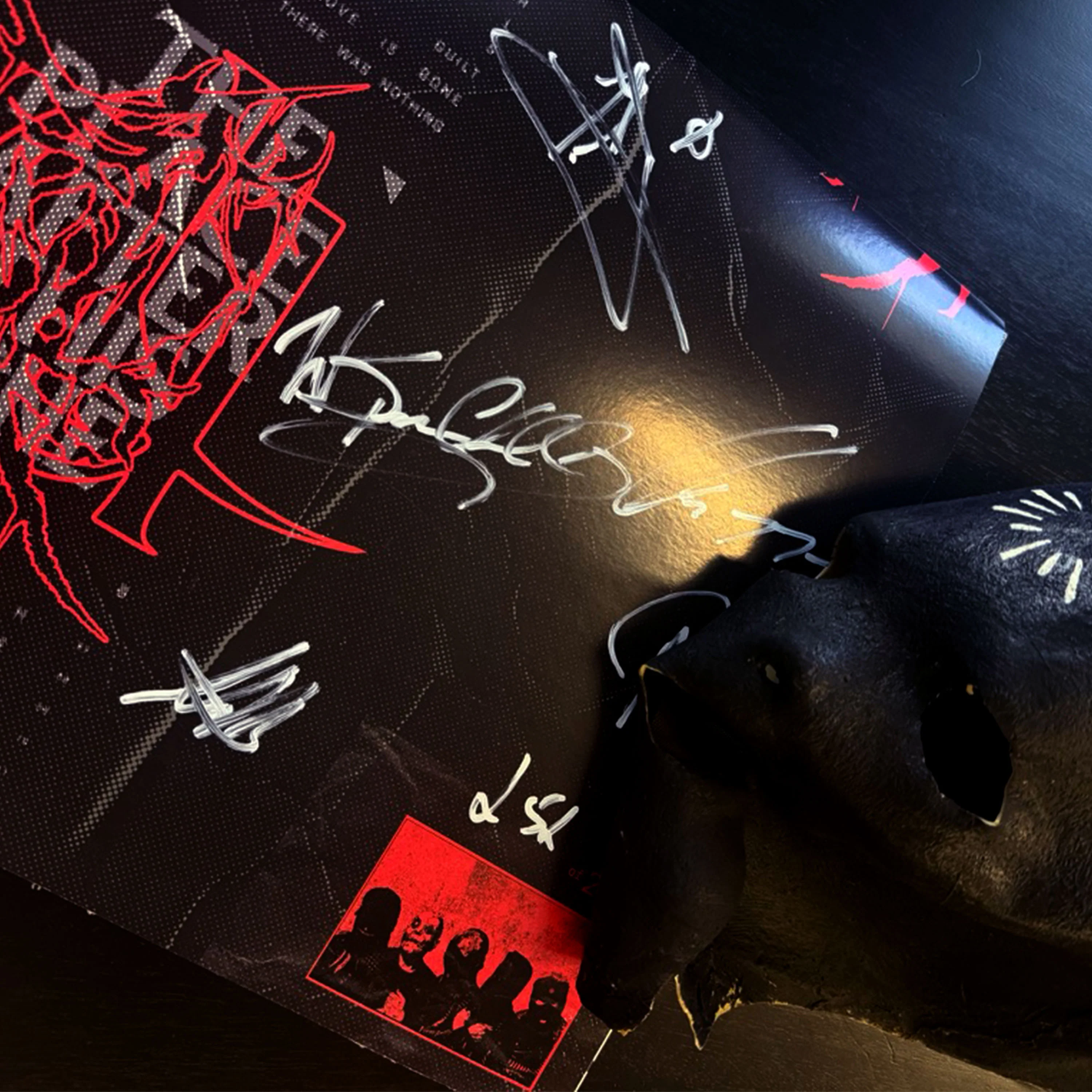 The Place After This One D2C Exclusive Blue/Grey/Multi-Splatter Signed Vinyl (LOCUS ULTRA EDITION) - Image 3