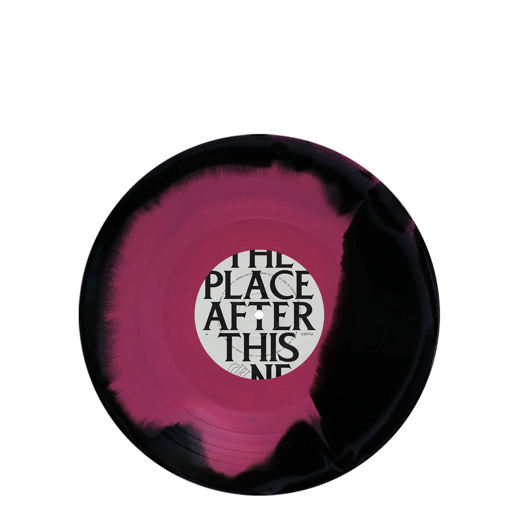 The Place After This One D2C Exclusive Black/Pink Swirl Vinyl - Image 3