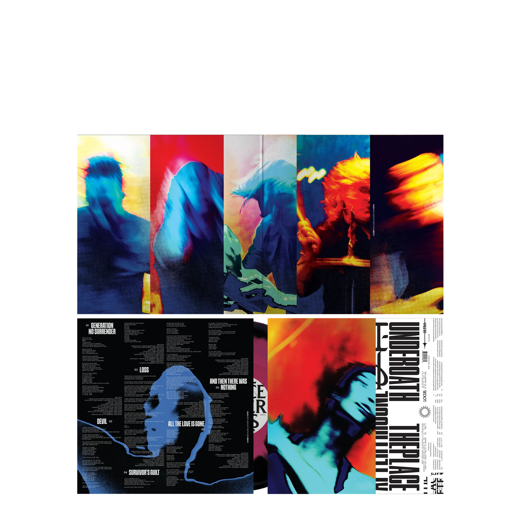 The Place After This One D2C Exclusive Black/Pink Swirl Vinyl - Image 4