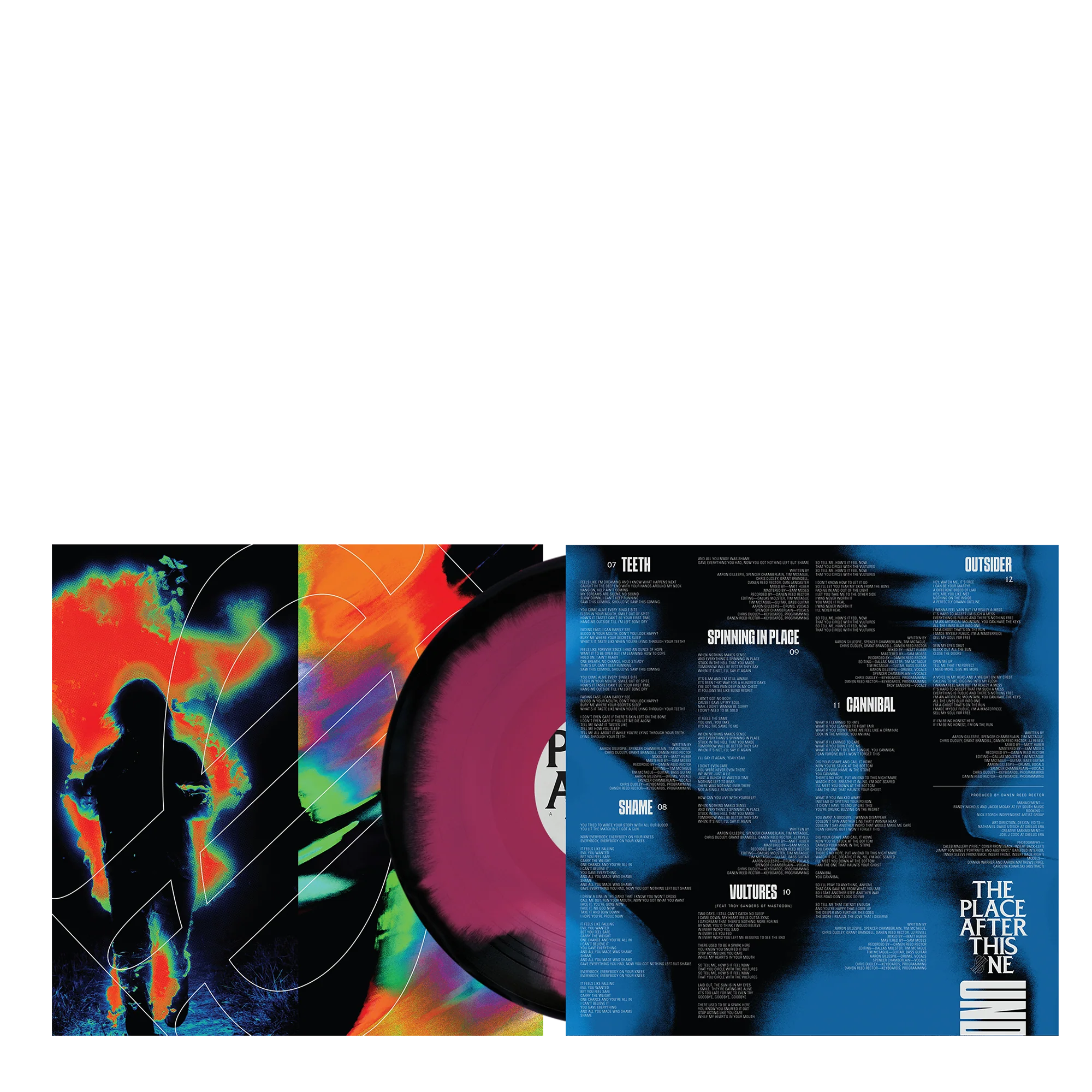 The Place After This One D2C Exclusive Black/Pink Swirl Vinyl - Image 5